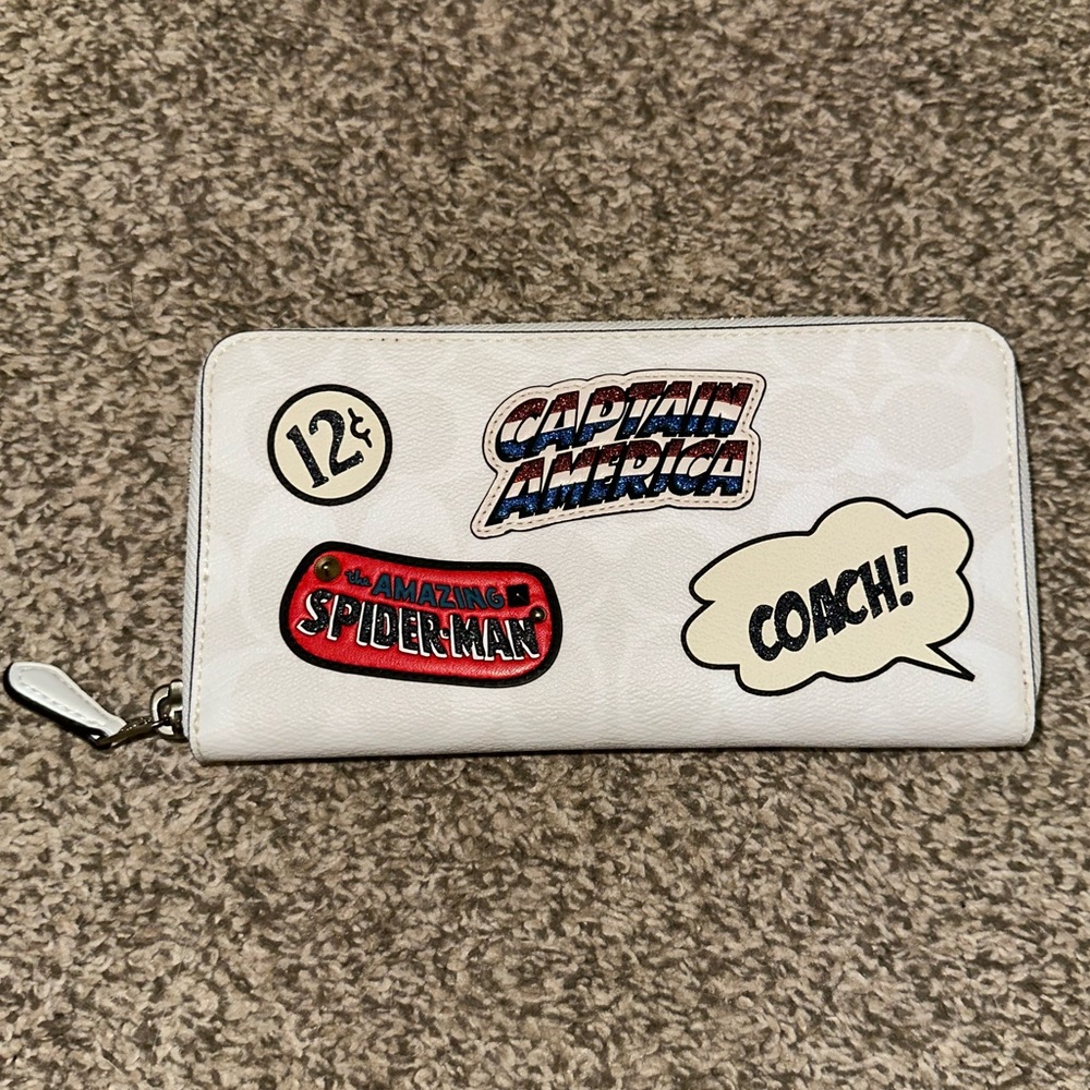 COACH x Marvel Large Zip Wallet